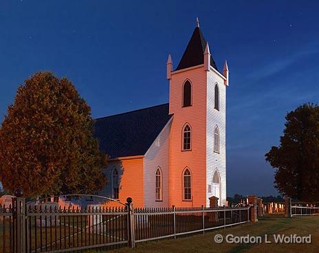 Wolford Chapel At First Light_20896.jpg - My family name (Wolford) is not all that common, so it's alwaysa bit of a shock to see it when I'm out and about.Photographed near Smiths Falls, Ontario, Canada.